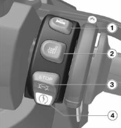 Multifunction switch, right 