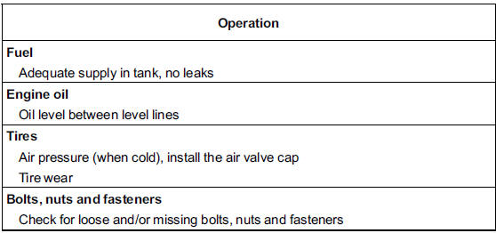 Daily Checks