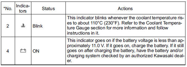 When Warning Indicators Go On or Blink