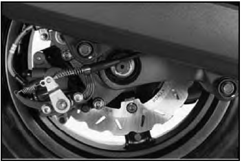 Xciting 250/300/500Ri rear brake