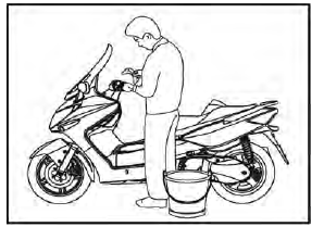 Washing your scooter