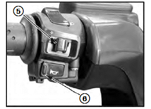 Left handlebar switch