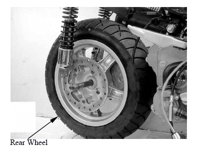 Rear Fork/Rear Wheel/Rear Shock Absorber