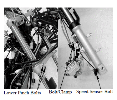 Steering Handlebar/Front Wheel/Front Shock Absorber