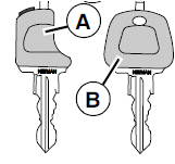 Key-operated ignition switch functions