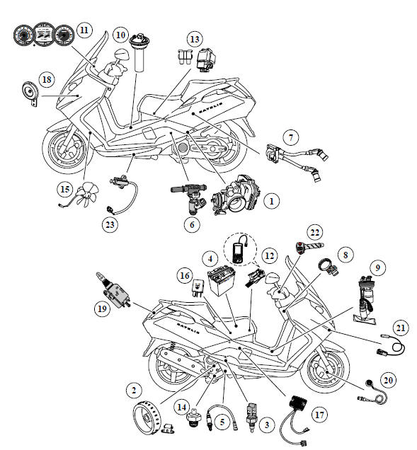 LOCATION OF COMPONENTS