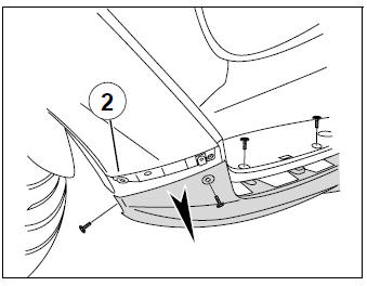 Removal of the rear shield panel