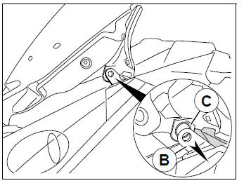 Removal of the rear shield panel