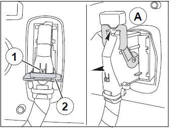 Removal of the instrument cluster