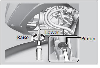 Adjusting the Headlight Aim